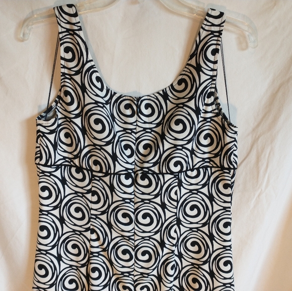 London Times 2 piece black and white dress size 8 - Picture 7 of 10